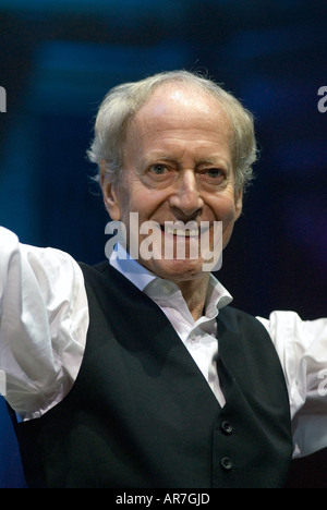 Late Oscar winning British film composer John Barry (1933-2011) in concert at Royal Albert Hall, London, UK, 28th September 2006. Stock Photo