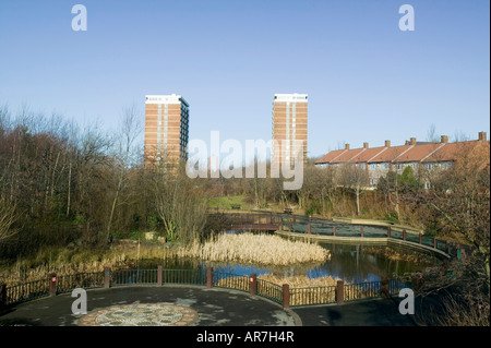 Everton Park Nature Garden in the centre of Liverpool England Stock Photo