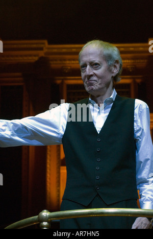 Oscar winning British film composer John Barry (1933-2011) in concert at Royal Albert Hall London 28th September 2006. Stock Photo