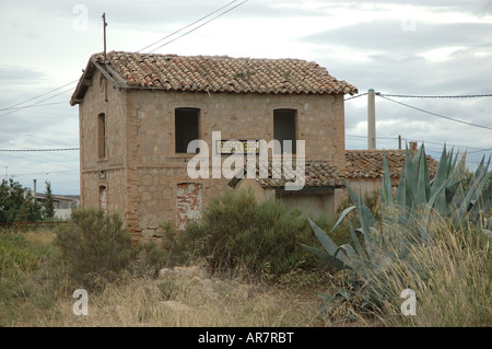 Arboleas Railway Station; Arboleas; Andalucia; Spain ;Europe Stock Photo