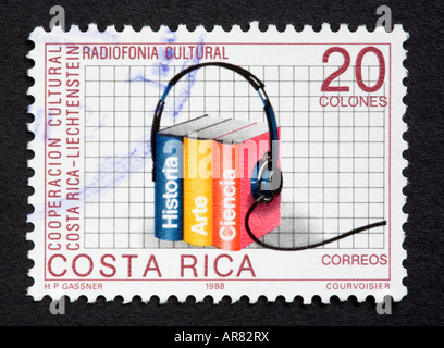 Costa Rican postage stamp Stock Photo