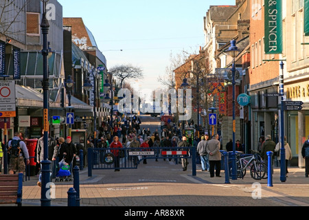 Gravesend town centre shopping area kent england uk great britain Stock Photo