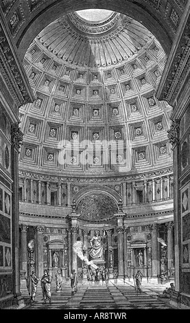 geography / travel, Italy, Rome, Pantheon of Agrippa, built 27 - 25 BC ...