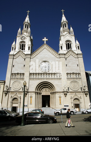 Sts. Peter and Paul Church, San Francisco, California, USA Stock Photo