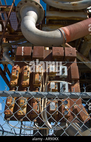 Prototype nuclear reactor for powering airplane Stock Photo