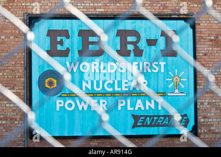 EBR 1 world's first nuclear power plant, Idaho Stock Photo