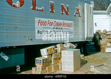 Aid for refugees during Cuban Missile Crisis, 1962