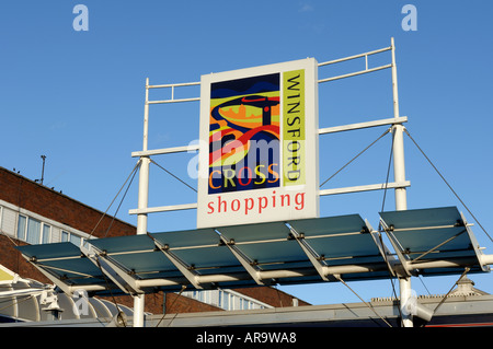 Entrance To Winsford Cross Shopping Centre Cheshire UK Stock Photo - Alamy