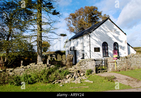 Welsh Bethesda Chapel at Brechfa near Brecon Powys Wales UK dated 1802 for sale for conversion to a two bedroom family home Stock Photo