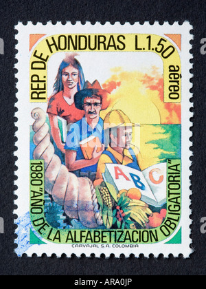 Honduras postage stamp Stock Photo