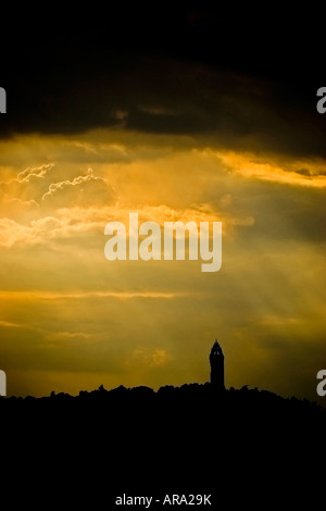 The Wallace Monument Stirling Scotland Britain Stock Photo