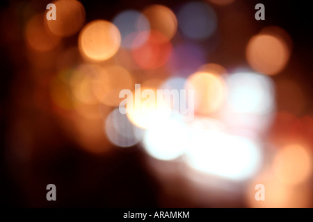 Lights in the dark Stock Photo