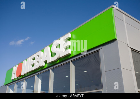 Homebase store sign Stock Photo