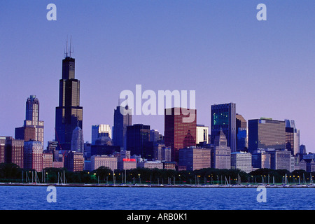 Chicago Skyline, Illinois, USA Stock Photo