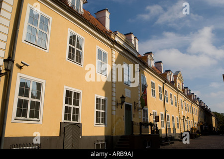 Shops in Old Town Riga Latvia Stock Photo