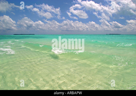 geography / travel, Palau, landscapes, view from Island 'Sleeping Gorilla' to unnamed islands, sea, near Island Peleliu, Micronesia, Additional-Rights-Clearance-Info-Not-Available Stock Photo