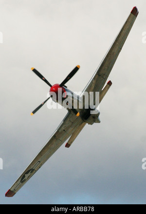 P 51 Mustang Fighter Plane Stock Photo