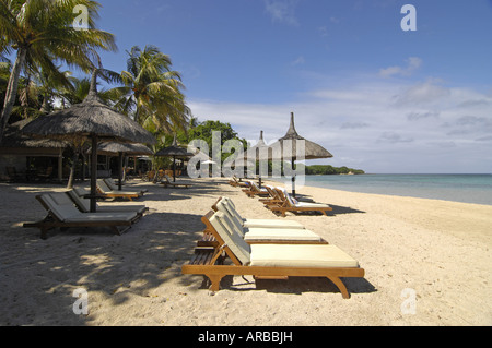 geography / travel, Mauritius, Balaclava, Turtle Bay, beach of Maritim Hotel, Additional-Rights-Clearance-Info-Not-Available Stock Photo