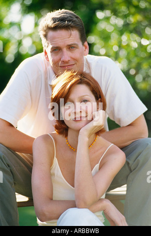 Portrait of Couple Stock Photo
