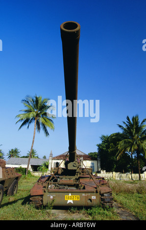 US self-propelled gun in military museum, Hue, Vietnam, Indochina, Southeast Asia Stock Photo