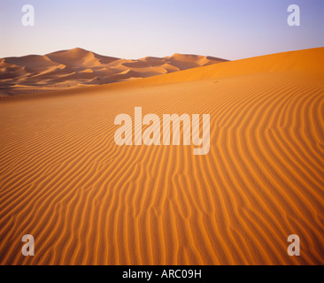 Sand dunes, Grand Erg Occidental, Sahara Desert, Algeria, Africa Stock Photo