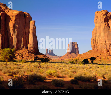 Navajo Tribal Reservation, Monument Valley, Utah/Arizona, USA Stock Photo