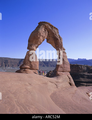 Delicate Arch, Arches National Park, Utah, USA, North America Stock Photo
