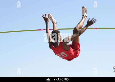 Miami Florida,Tropical Park,Greater Miami Athletic Conference,championships,track and field,sports,performance,entertainment,high school,campus,studen Stock Photo