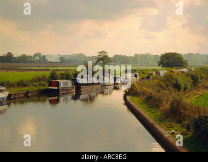 Knowle Locks, Autumn, The Grand Union Canal, West Midlands, England Stock Photo