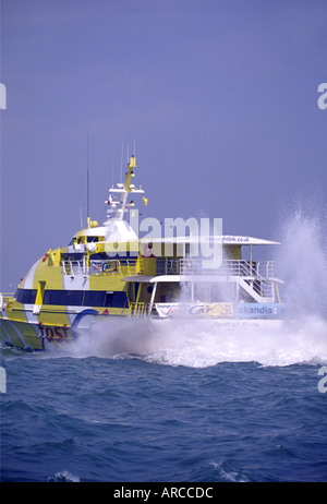 Wightlink Fastcat Catamaran Stock Photo