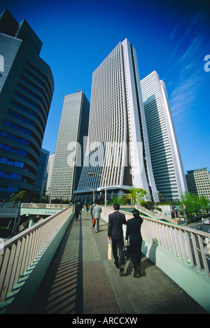 Financial district, Tokyo, Japan Stock Photo