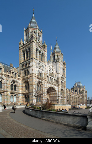 London Natural History museum Cromwell Road South Kensington main entrance approach ramp England UK Stock Photo