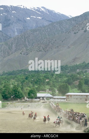 The birthplace of polo, Chitral, North West Frontier Province, Pakistan, Asia Stock Photo