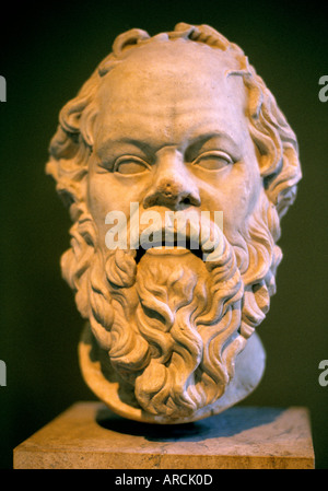 Socrates ancient Greek philosopher greece Stock Photo
