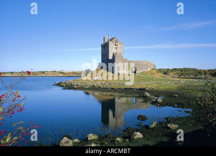 Dunguaire Castle, Kinvarra Bay, County Galway, Connacht, Republic of Ireland (Eire), Europe Stock Photo