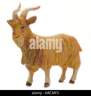 goat plastic farm zoo animals figure cartoon England UK United Kingdom GB Great Britain EU European Union Europe Stock Photo