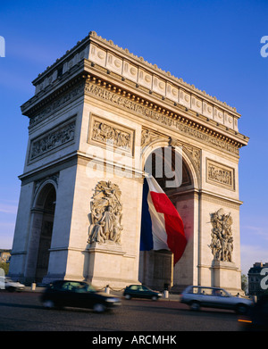 Arc de Triomphe, Paris, France, Europe Stock Photo