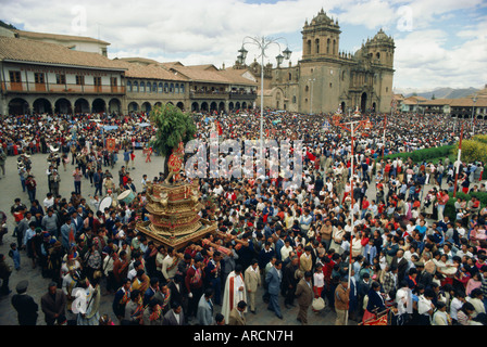 Festival of Corpus Christi, Cuzco, Peru, South America Stock Photo