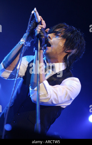 Lost Prophets Performing Cardiff International Arena South Wales UK Stock Photo