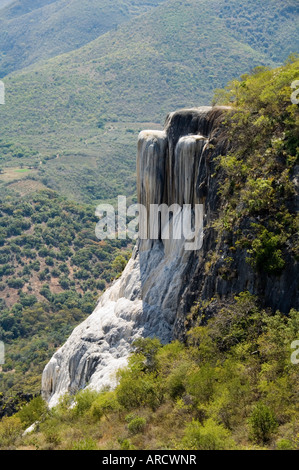 Hot springs, Hierve el Agua, Oaxaca, Mexico, North America Stock Photo