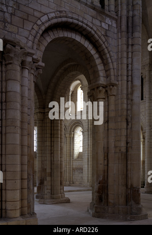 Caen, Saint-Nicolas, Blick von Nordwesten in den Chor Stock Photo