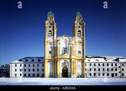 München, St. Michael in Berg am Laim, Westfassade Stock Photo