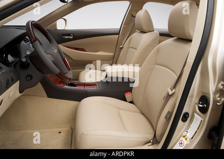 2007 Lexus ES 350 in Gold - Front seats Stock Photo