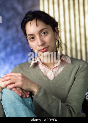 Portrait of Latino woman Stock Photo