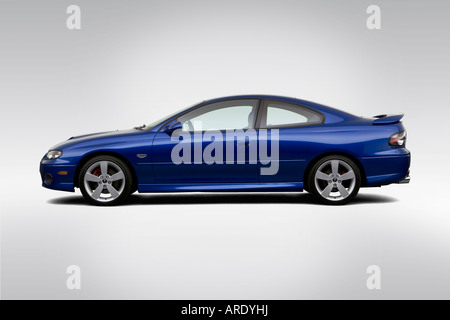 2006 Pontiac GTO in Blue - Drivers Side Profile Stock Photo