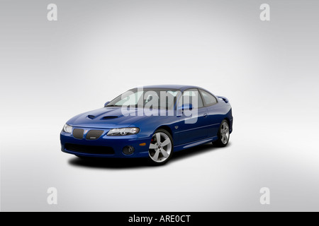 2006 Pontiac GTO in Blue - Front angle view Stock Photo