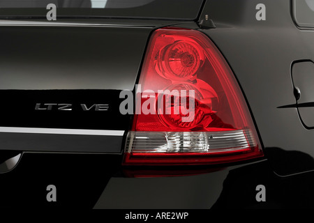 2005 Chevrolet Malibu Maxx LT in Black - Tail light Stock Photo