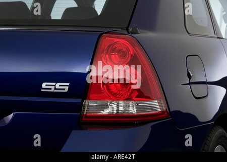 2005 Chevrolet Malibu Maxx LT in Blue - Tail light Stock Photo