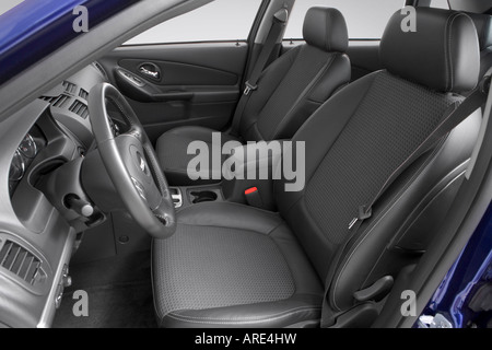 2005 Chevrolet Malibu Maxx LT in Blue - Front seats Stock Photo