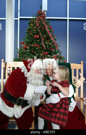 Virginia Hampton,Virginia Air & Space Museum,history,exhibit exhibition collection,display sale education,learn,information,Breakfast with Santa Claus Stock Photo